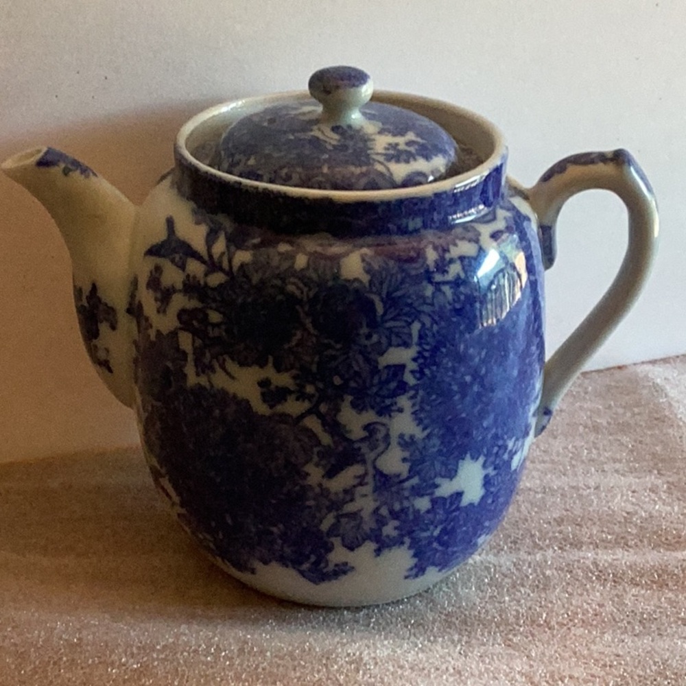 Asian Teapot Blue & White